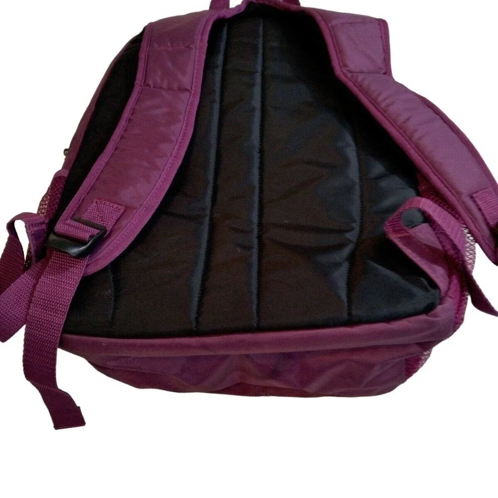 Case Logic Burgundy Backpack Pockets Adjustable Straps Pockets School